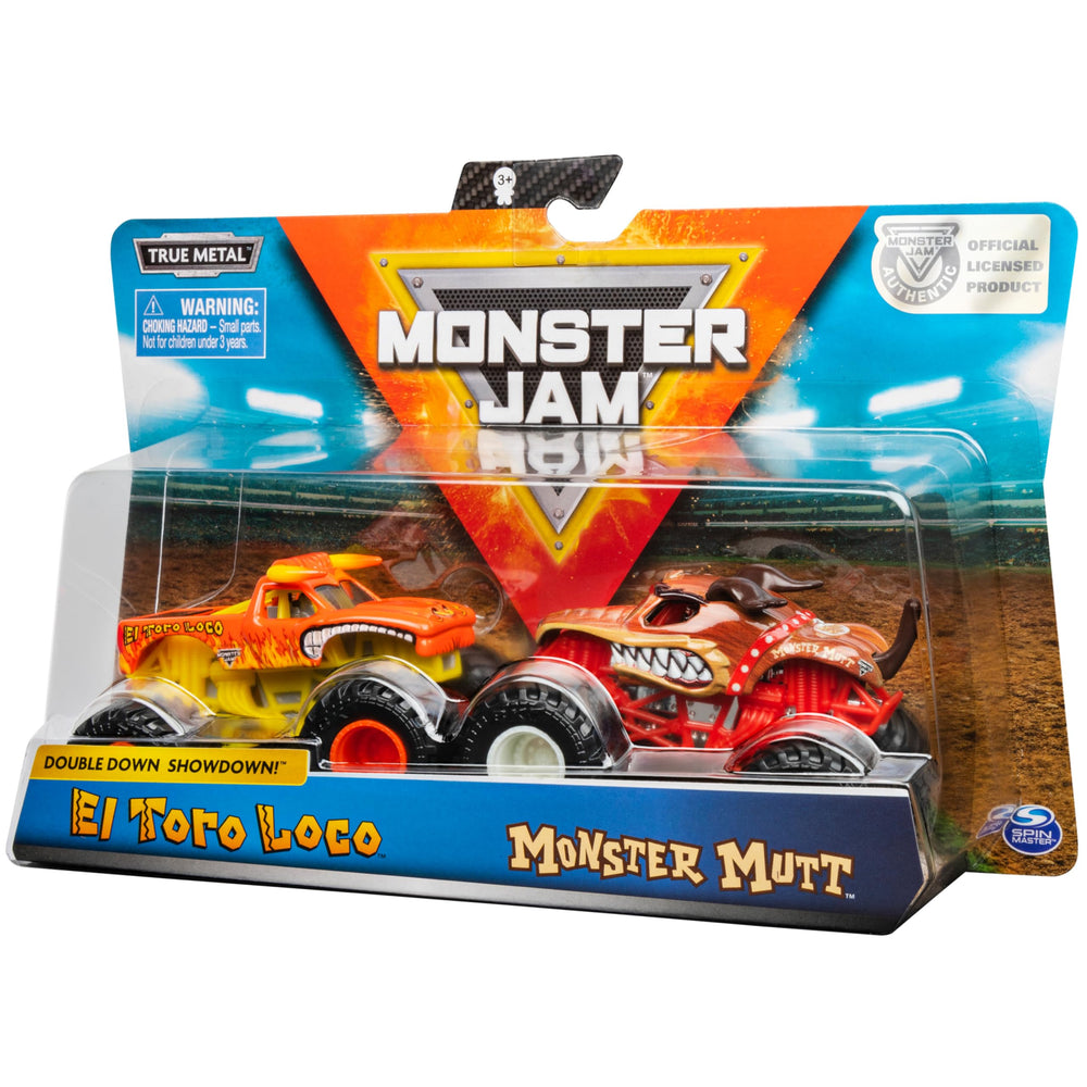 Monster Jam El Toro Loco front view shows authentic styling for display and play