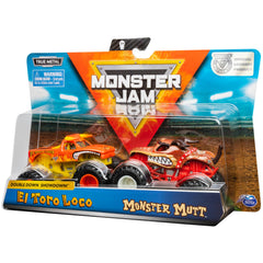 Monster Jam El Toro Loco front view shows authentic styling for display and play