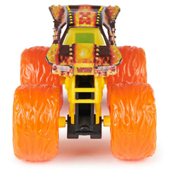 Monster Jam Fire & Ice display-ready trucks with premium branding.