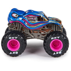 Monster Jam Kraken 1:64 die-cast truck side profile for epic stunts
