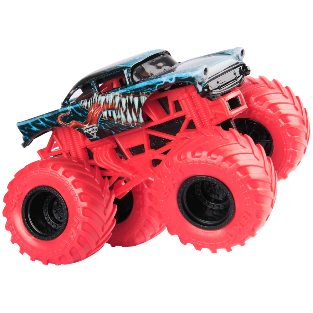 Monster Jam Marvel Captain America truck 1:64 scale, iconic shield-inspired design