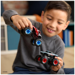 Monster Jam Marvel Captain America vs Winter Soldier 1:64 scale trucks for epic duels