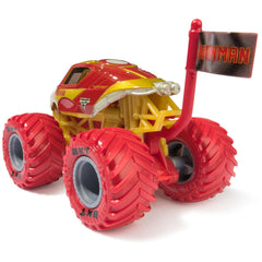 Monster Jam Marvel Iron Man truck detailed decals, adds authenticity to play scenarios