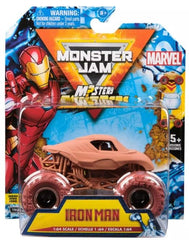 Monster Jam Marvel Series 1 truck with hero die-cast design, ideal for display and play.