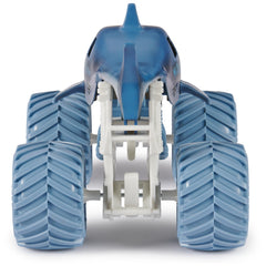 Monster Jam Megalodon collectible truck ready for display shelves and gift giving.