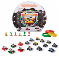 Monster Jam Mini Advent Calendar with 24 days of surprise trucks for holiday play