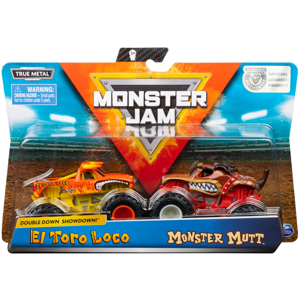 Monster Jam Monster Mutt side view highlights vivid graphics for collection