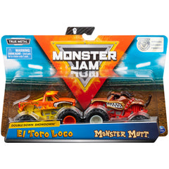 Monster Jam Monster Mutt side view highlights vivid graphics for collection