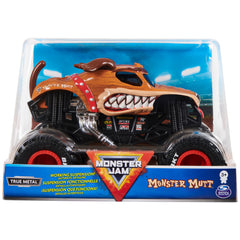 Monster Jam official Monster Mutt 1:24 scale truck with authentic detail for display.