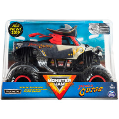 Monster Jam Pirates Curse Truck front view, glossy graphics and authentic styling.