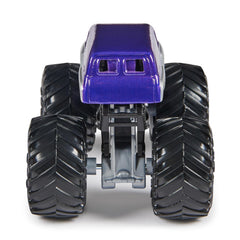 Monster Jam QR code on packaging for downloadable posters