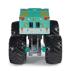 Monster Jam Ranger Rescue packaging shows QR code for exclusive posters.