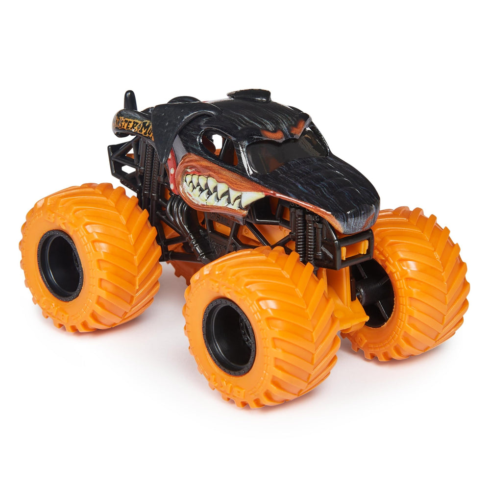Monster Jam Ruff Crowd Monster Mutt Rottweiler side-view ideal for kids' imaginative play.