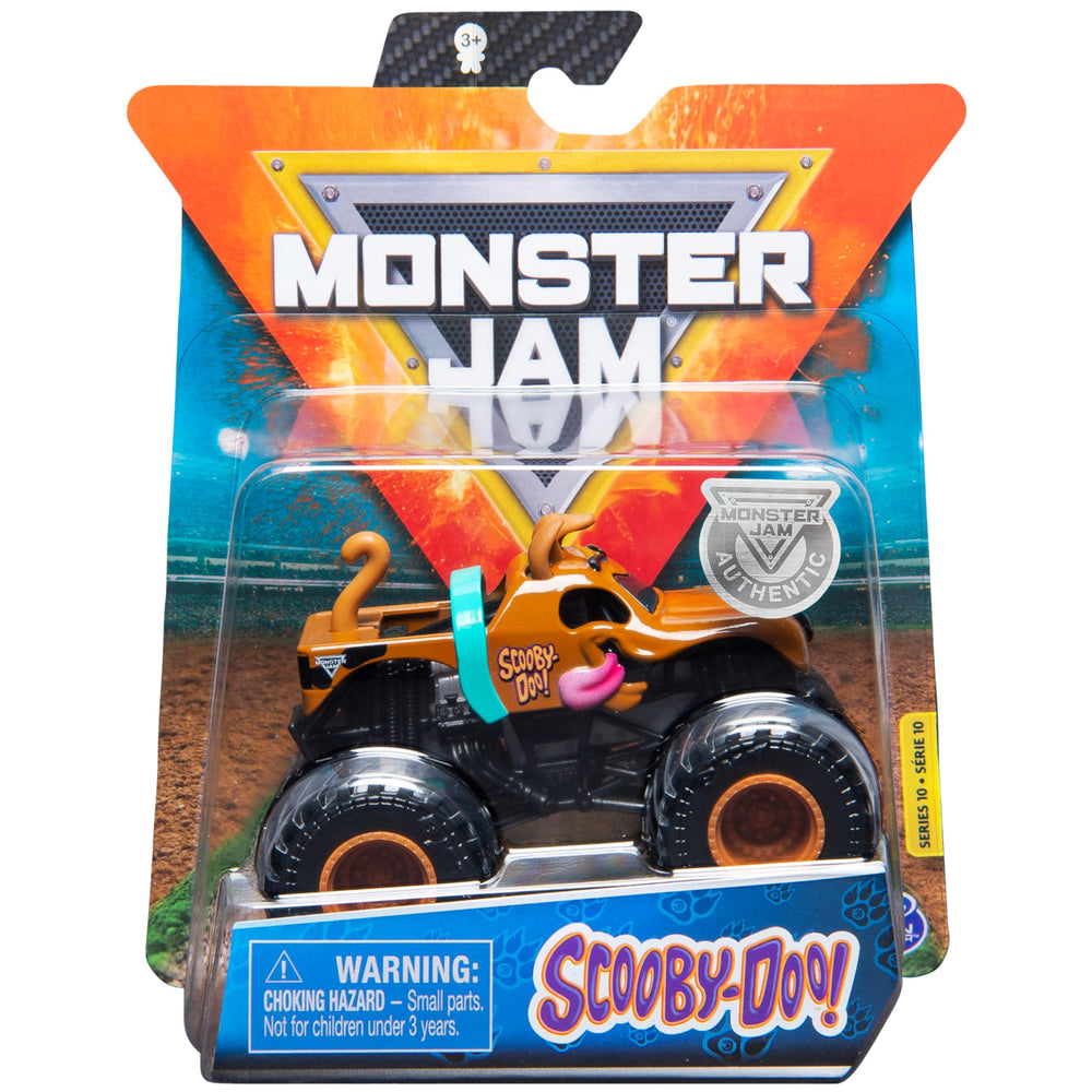 Monster Jam Scooby Doo truck, 1:64 scale, vivid graphics for display