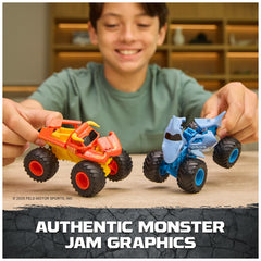 Monster Jam authentic decals and chassis for lifelike action