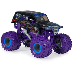 Monster Jam Son-uva Digger 1:24 side profile showing dynamic pose for imaginative racing.