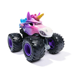 Close up of Sparkle Smash graphics showing die-cast finish.