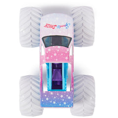 Monster Jam Sparkle Smash pack collection 2-pack for expanding battles and display.