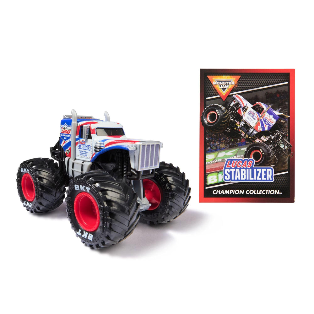 Monster Jam Son-Uva Digger 1:64 truck with authentic details for display.