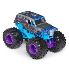 Monster Jam Steel Reveal Series 32 logo close-up for premium display.