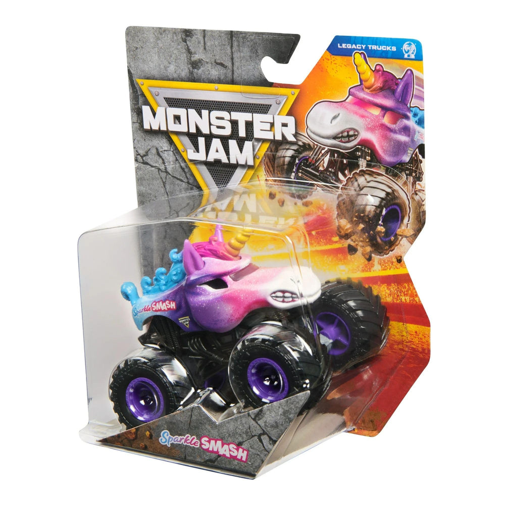 Epic stunt ready pose for imaginative racing scenes with Monster Jam.
