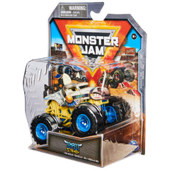 Monster Jam Tempest Steed 1:64 packaging shows collector poster