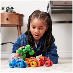 Monster Jam vibrant graphics boost visual appeal for kids' collection