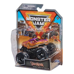 Monster Jam Velociraptor packaging box suitable for gifting and shelves.