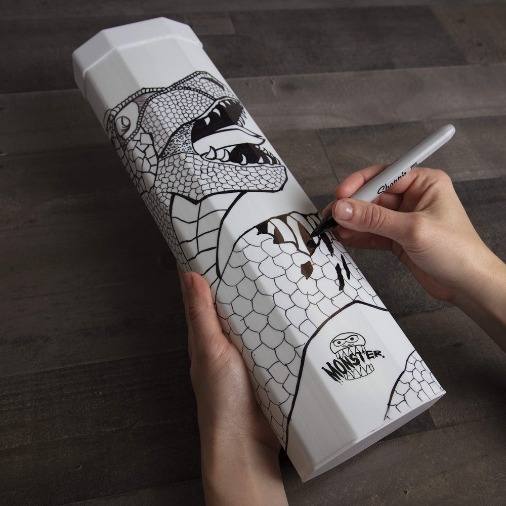 Monster Protectors portable prism tube ideal for on-the-go gaming storage.