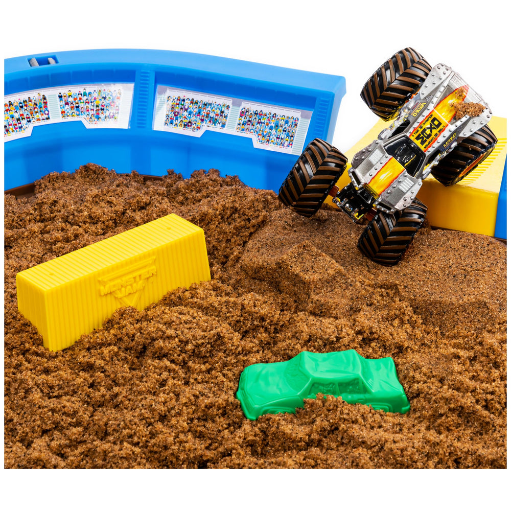 Exclusive Max-D 1:64 scale die-cast truck with dirt-stained tires.