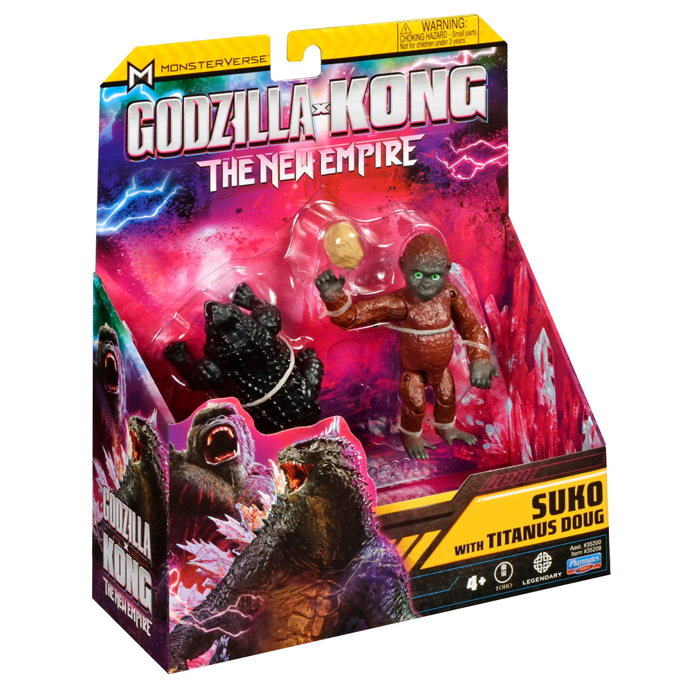MonsterVerse two-figure-set pairs Suko and Titanus for imaginative duels