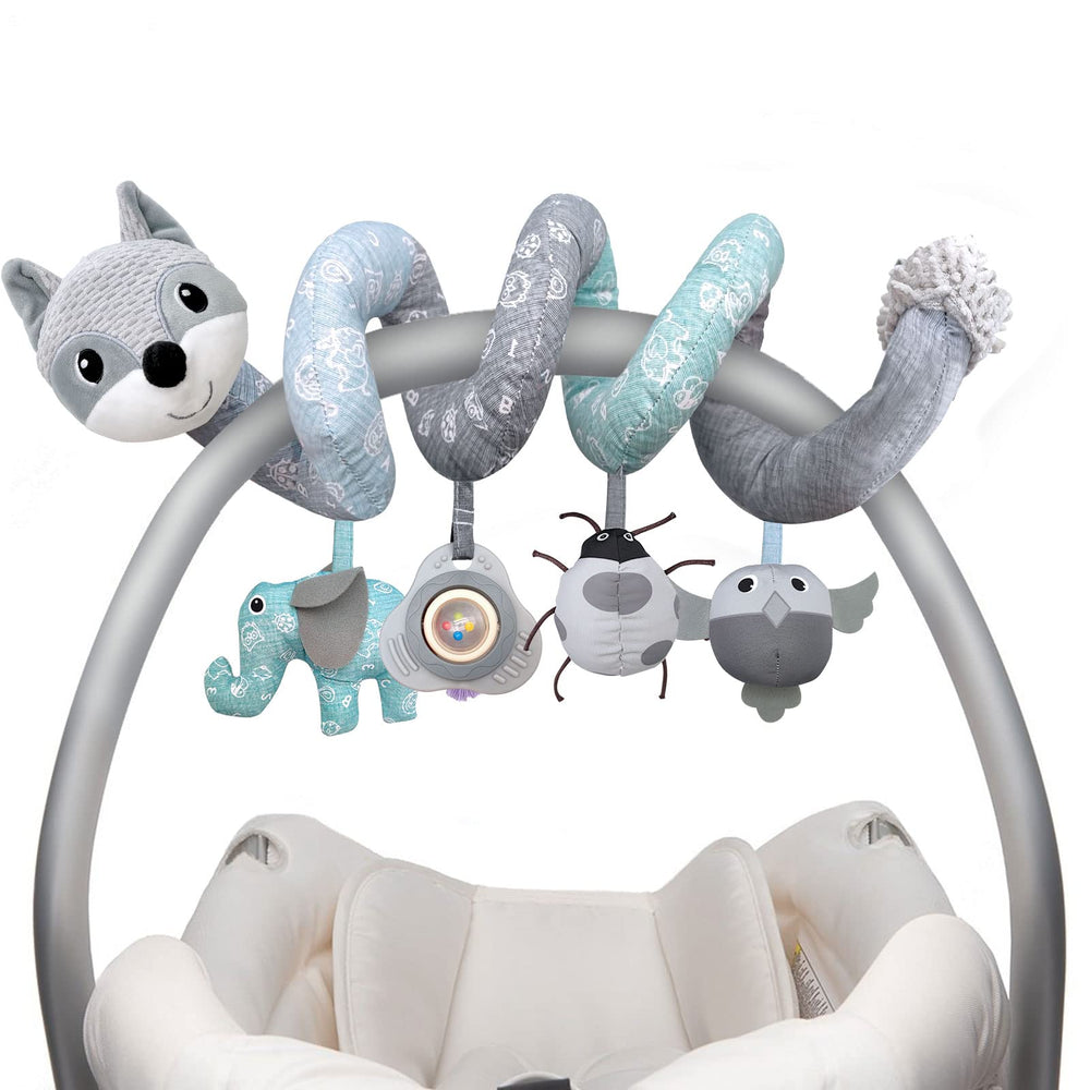 MONSTIME car-seat toy elephant with music box soothing outings