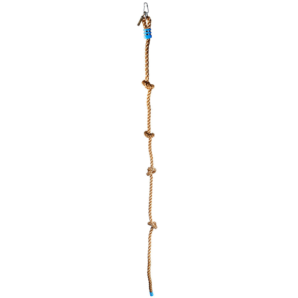 Mont Pleasant climbing rope wall mount setup highlights easy installation for backyard playgrounds.