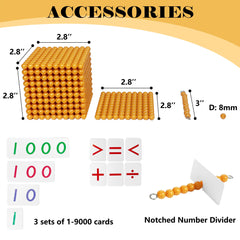 Montex operator cards for practicing basic arithmetic operations.