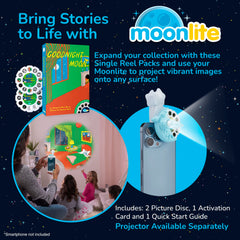 Moonlite smartphone clip attachment enables hands-free storytelling for smoother nights.