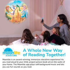 Moonlite Storytime digital-storybooks vivid Disney scenes spark imagination.