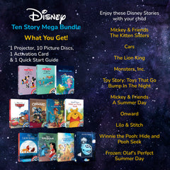 Moonlite Storytime travel-ready compact design fits in a bag.