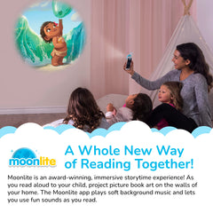 Moonlite projector and Gift Pack showcase interactive reading gifts for kids