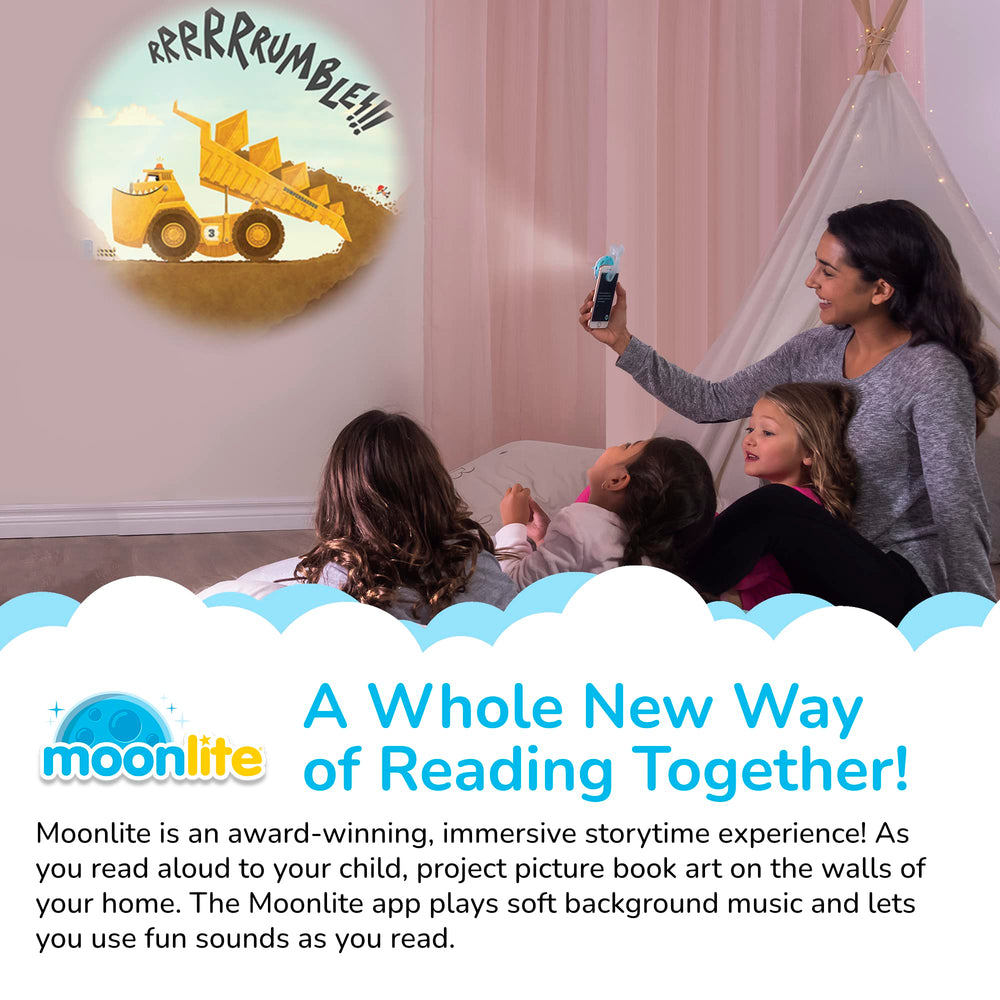Moonlite Storytime Reels with in-app sound effects enhances storytelling