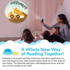 Moonlite Storytime Reels with in-app sound effects enhances storytelling