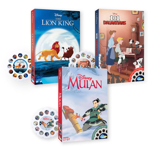 Moonlite Storytime Reels Lion King projected on wall for immersive bedtime reading.