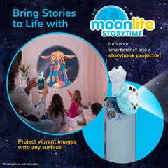 Moonlite Storytime Starter Pack gift evokes shared reading and magical family moments.