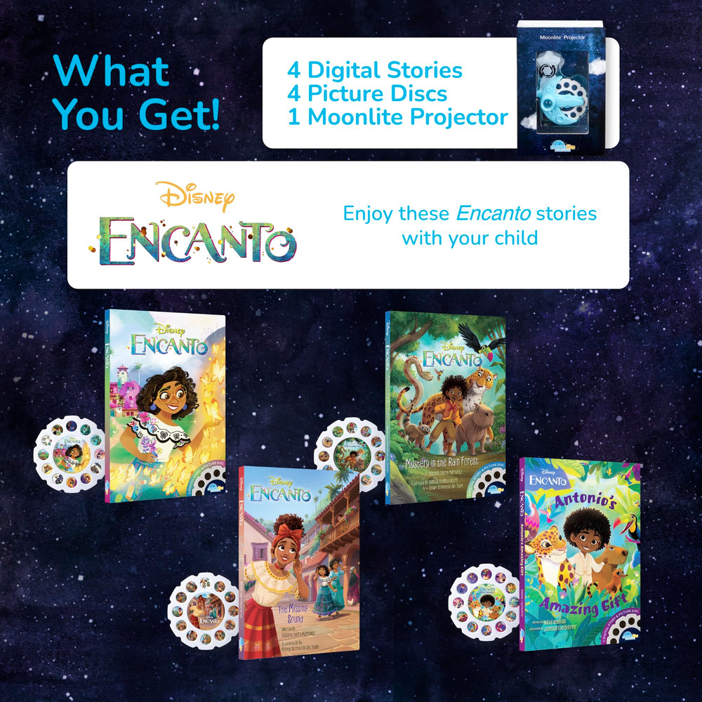 Moonlite Storytime Starter Pack emits a gentle, comforting glow during storytelling