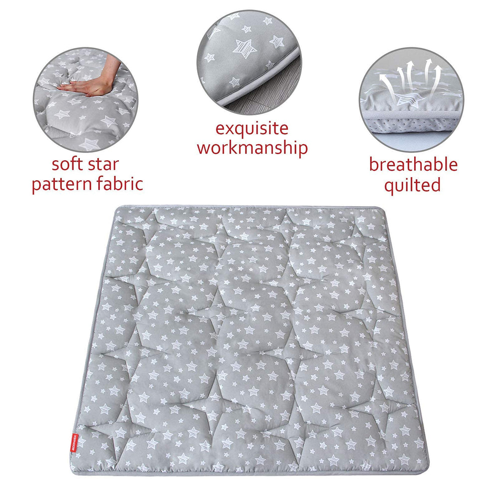 Moonsea soft padding edge closeup emphasizing comfort and safety