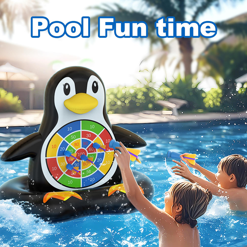 MOONTOY penguin float with a flat base stays upright even with waves