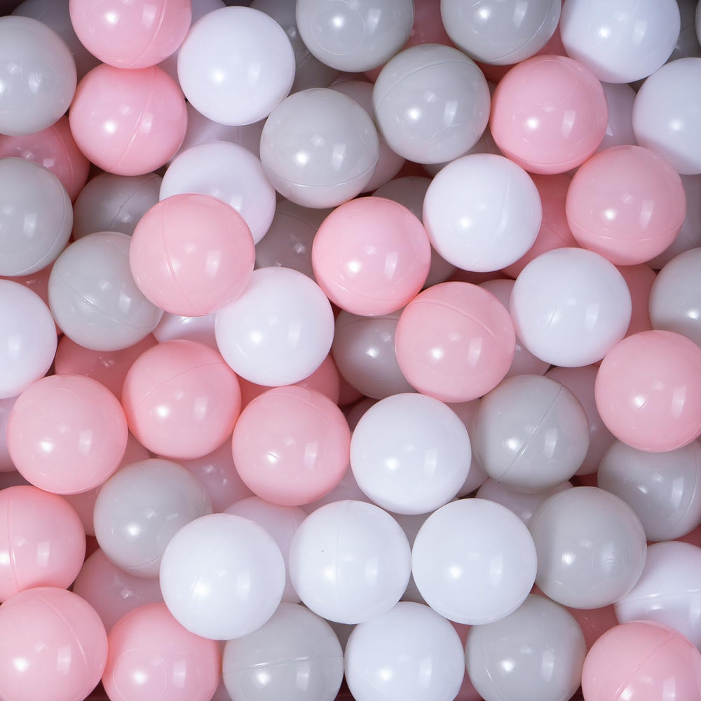 MoonxHome ball pit balls white, safe for toddlers' play and easy to clean