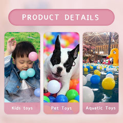 MoonxHome crush-proof balls pack, withstands weight and stays intact during large play sessions