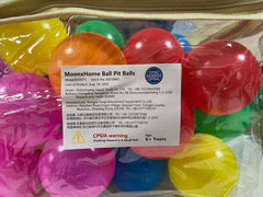MoonxHome sensory play balls promote exploration and tactile fun