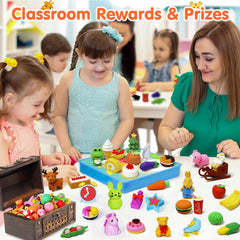 Moosia desk pets erasers brighten desks and spark creativity