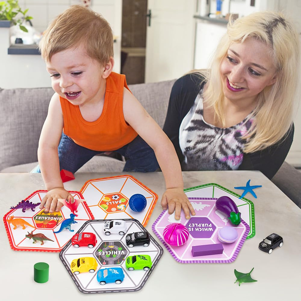Mootop Sorting Toys fruits to enhance pattern matching and quick thinking.